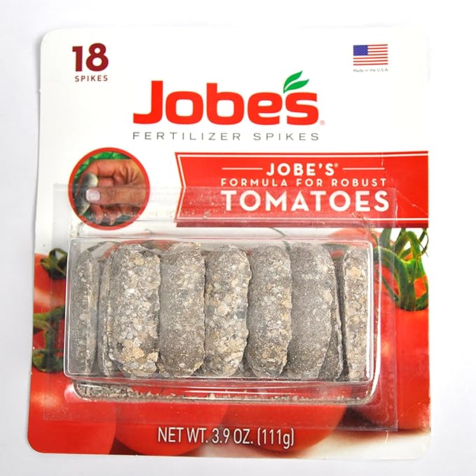 Jobe’s Garden Fertilizer Spikes, Easy Plant Care Fertilizer for Tomato Plants, 18 Count