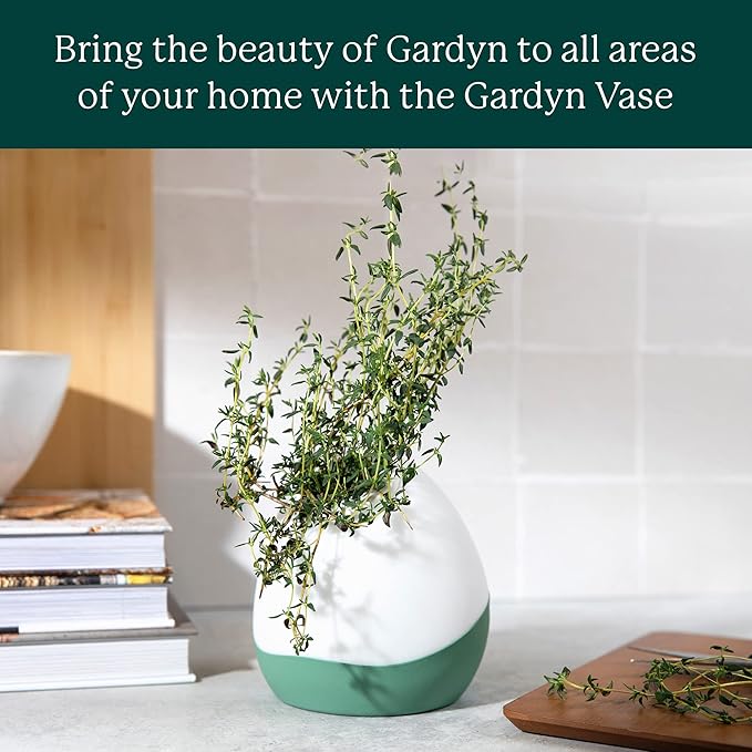 Gardyn Vase Complete Kit - Sage Green | Designed for use with Gardyn Hydroponics Growing System Kits & Vertical Garden Hydroponic Gardens | Bring Gardyn’s Indoor Plants to All Areas of Your Home