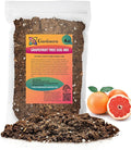 Gardenera Premium Grapefruit Potting Mix - Expertly Crafted with Peat Moss, Perlite, Worm Castings, and Lime for Stronger Roots and Optimal Nutrient Absorption - 4 Quart