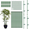 40 Pcs Plant Support Stakes Height Adjustable Garden Single Stem Plant Stake with 80 Pcs Plant Clips and 20 Pcs Connect Pipe for Orchid Rose Peony Peppers Amaryllis Tomato(12 Inch)