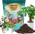Potting Soil Mix 1qt for Indoor Plants, Organic Houseplant Soil Well Draining Dirt Ready to Use, Fit for House Plant Like Pothos, Philodendron, Monstera, African Violet