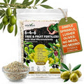 Olive Tree Fertilizer – Fruit Tree Fertilizer for Olive Tree, Citrus, Lemon, Lime, Fig, Avocado, Mango, Apple & Pomegranate – for Potted & Outdoor Trees (2 quarts - 4 lbs.)