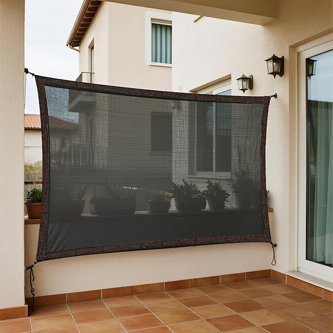 winemana 40% Shade Cloth for Garden- 4x6 FT Breathable Mesh Tarp for Vegetables & Plants, Outdoor Patio Sun Shade with Grommets - Chicken Coop, Dog Kennel Cover