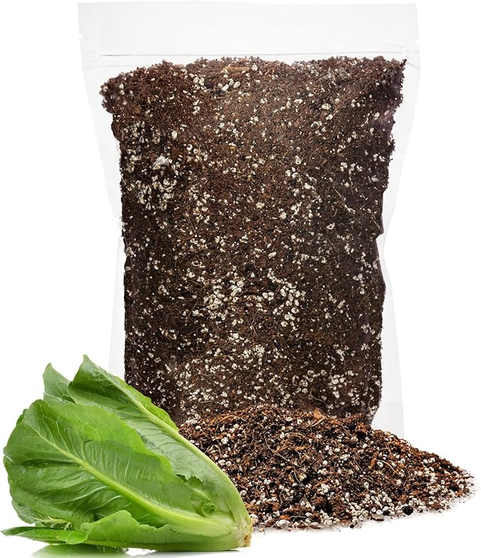 GARDENERA Premium Organic Potting Soil for Lettuce - (2 Quart Bag)