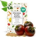Woods Creek Seeds: Cherokee Purple Tomato Seeds for Planting - Heirloom Tomato Seeds for Planting Outdoors, Indoors, Patio or Home Plant Garden - Non-GMO Seed Pack of Indeterminate Slicing Tomatoes