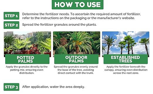 8-4-8 Professional Palm Tree Fertilizer Plant Food; for Indoor Potted Plants and Outdoor Landscape Palm Trees; Quick-Release Nitrogen Fertilizer and Continuous Feeding (5 QUARTS)
