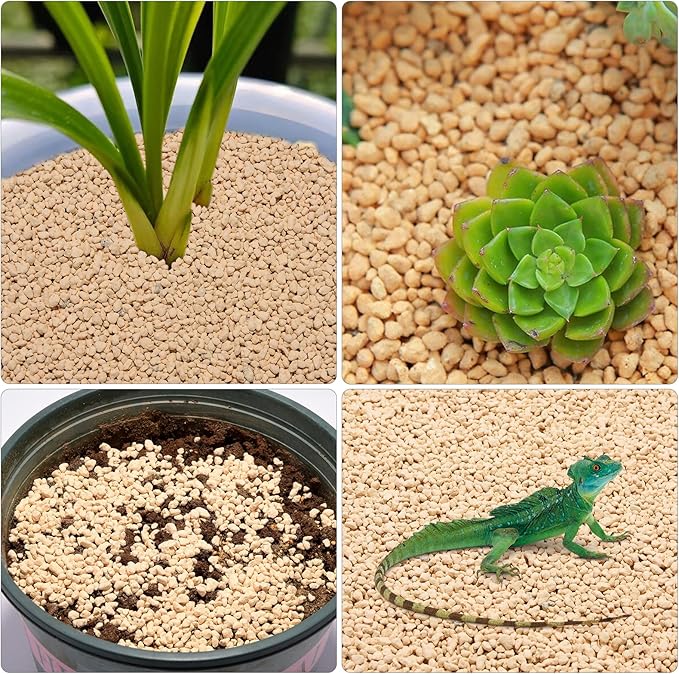 2lb Japanese Kanuma Soil 1/8-1/4 inch(3-6mm) Small Grain for Acid-Loving Plants - Ideal for Bonsai, Azaleas, Hydrangeas & Blueberries,Succulent - Fast Drainage, PH Balanced (Natural, No Additives)