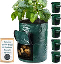 SunVara Potato Grow Bags 10 Gallon Grow Bags 5 Pack