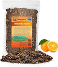 Gardenera's Premium Orange Tree Soil Mix - Quick Drain Potting Soil for Growing and Repotting Citrus Sinensis - 4 Quart
