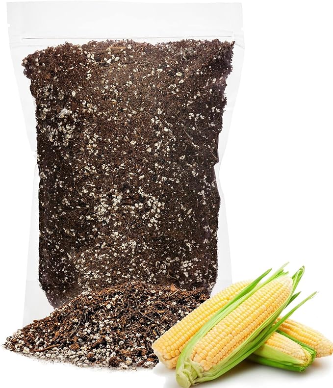 GARDENERA Premium Organic Potting Soil for Corn - (5 Quart Bag)