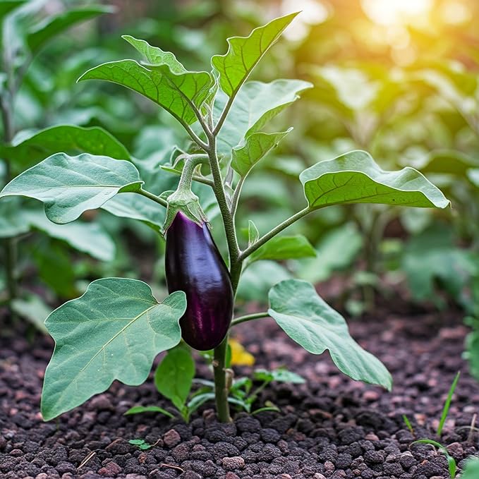 Seeds In A Cup - Plant Growing Kit-: Vegetable and Herb Growing Kit (Eggplant)