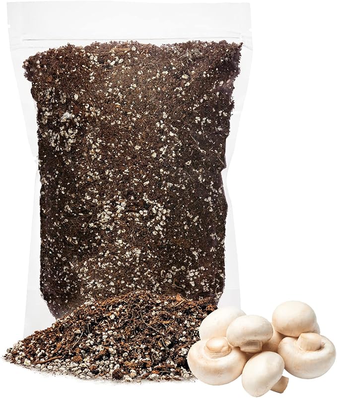 GARDENERA Premium Organic Potting Soil for Mushrooms - (3 Quart Bag)