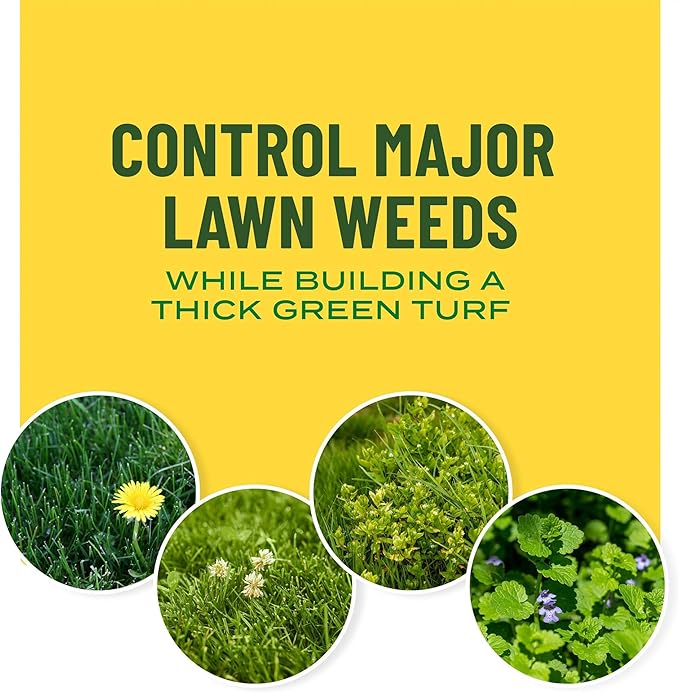 Scotts Turf Builder Liquid Lawn Food Plus Weed Control Refill, Weed and Feed, Controls Dandelions, Clover, and Other Listed Lawn Weeds, 32 fl. oz.