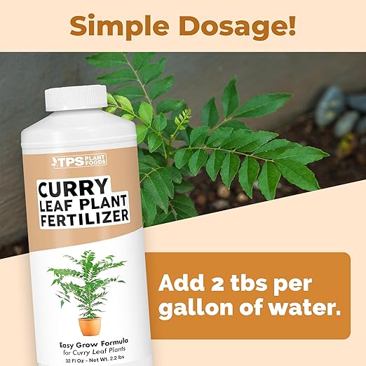 Curry Leaf Fertilizer – Liquid Plant Food for More Leaves, Bushier Growth & Deep Green Foliage, 32 oz