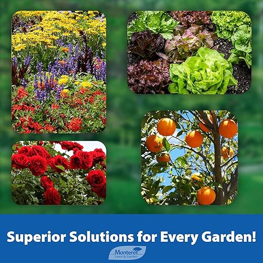 Monterey Complete Disease Control Bundled with Measuring Spoon - Fungicide & Bactericide for Control of Garden & Lawn Diseases - 8 oz