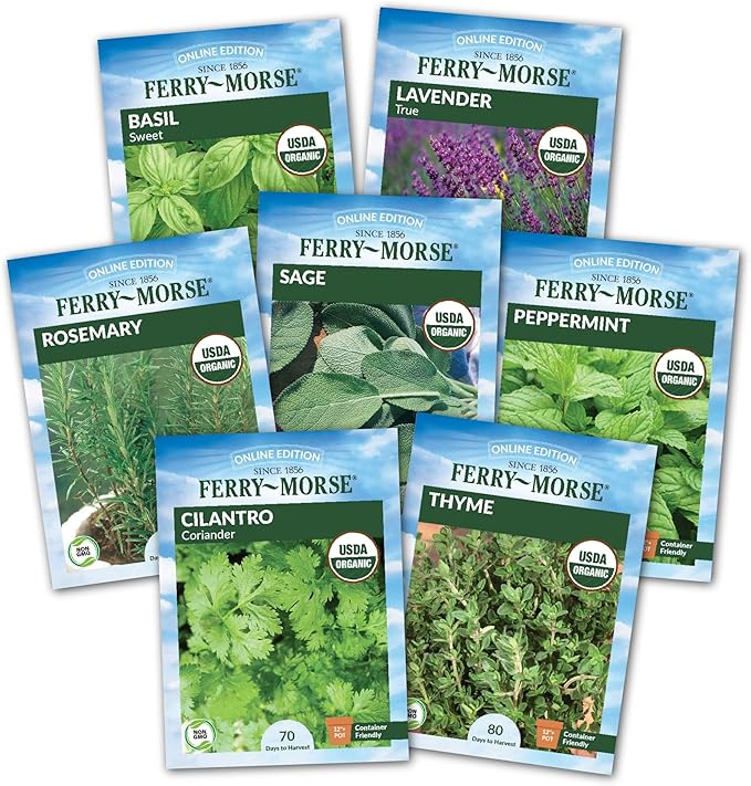 Ferry-Morse Aromatherapy Herbs Seeds Variety Pack - 7 Pack