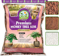 DUSPRO Recycle Money Tree Soil Indoor, Premium Coco Coir Perlite Mix and Pine Bark for Money Tree, Ideal Money Tree Soil for Healthy Growth and Nourishment (4 Quarts)