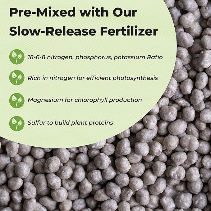 Specialty Blueberry Potting Mix by Perfect Plants | Organic Premium Mix | Use with Blueberry's, Raspberry, or Other Fruit Shrubs (4qt)