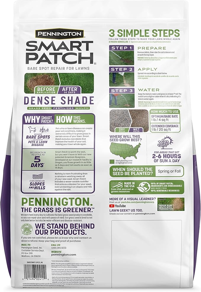 Pennington Smart Patch Dense Shade Mix 10 lb