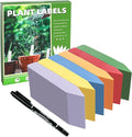 Plant Labels 4 Inch 600Pcs Plastic Plant Name Tags for Seedlings Garden Labels Markers Nursery Plant Tags Seed Labels Stakes with Permanet Marking Pen Plant Markers for Outdoor Garden (Multicolor600)