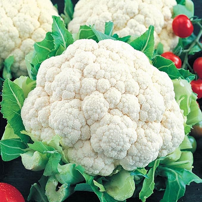 Snowball Cauliflower Seeds for Planting - Non-GMO Heirloom Packet with Instructions to Plant & Grow a Home Outdoor Vegetable Garden (200 Seeds) – Great Gardening Gift, 5 Packets