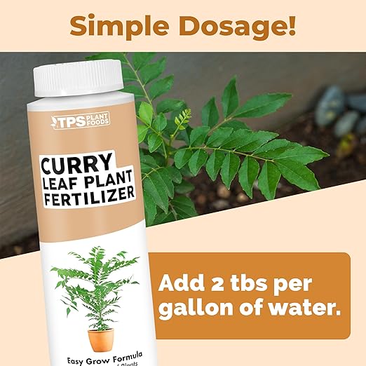 Curry Leaf Fertilizer – Liquid Plant Food for More Leaves, Bushier Growth & Deep Green Foliage, 8 oz