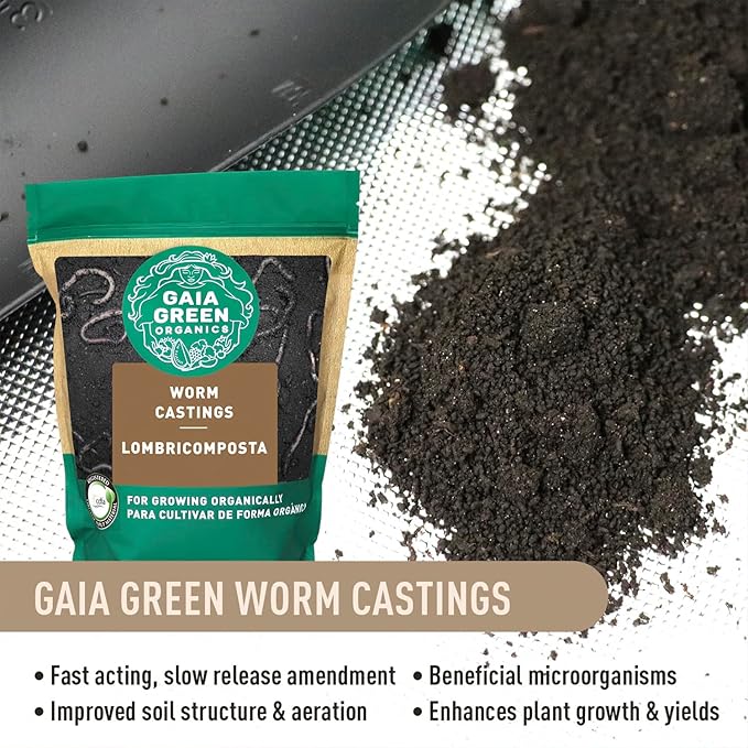 Gaia Green Power Bloom Fertilizer, 2 kg Pouch High Phosphate Organic Blend for Maximum Flowering and Fruit Production in Professional Hydroponics and Traditional Soil Gardening