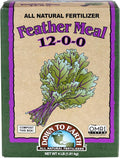 Down To Earth All Natural Fertilizers Organic Feather Meal - Slow Release Nitrogen Plant Food for Green Growth 12-0-0, 4 lb