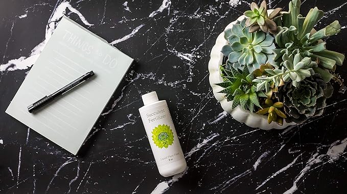 Succulent Fertilizer | Formulated Succulent Food for Potted Indoor Succulents and Cactus | Plant Food for Succulent Soil in Pots | by Aquatic Arts