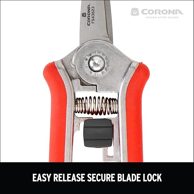 Corona Tools FS43623 Yard Essentials Mini Floral Snips, Red