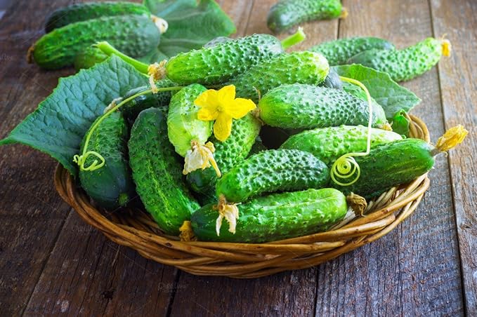 Seeds Vegetable Cucumber Titus Heirloom for Pickling 45 Days - 20 Seeds
