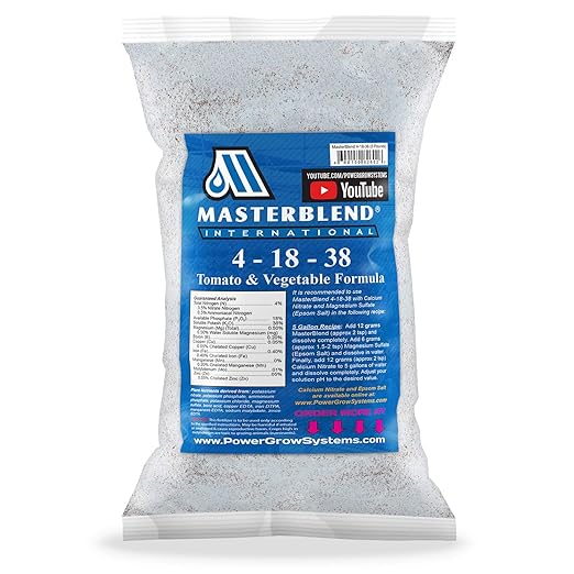 MasterBlend 4-18-38 Tomato & Vegetable Fertilizer - Bulk 1, 5 or 25 Pounds (1 Pound)