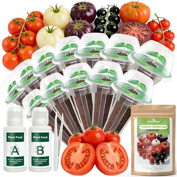 Hydroponic Seed Pod Kit – 12 Pods Seed Starter Kit for Indoor Garden, Compatible with Most Hydroponic Systems, Easy to Grow, High Germination