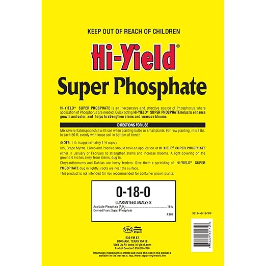 Voluntary Purchasing Group 32115 Fertilome Hi Yield Super Phosphate Plant Fertilizer, 4-Pound