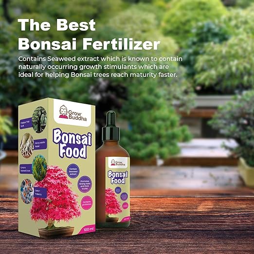 Bonsai Food Fertiliser – Liquid Concentrated Fertiliser for Bonsai Trees 100 ml – Fast Growth with Strong Root – Suitable for All Bonsai Trees and Plants