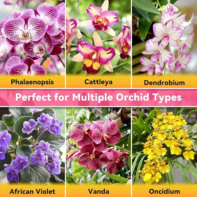 Riare 2QT Orchid Potting Mix, Natural Orchid Bark Potting Mix Soil Medium with Pine Bark and Perlite, Premium Orchid Repotting Kit for Phalaenopsis Dendrobiums, Enhanced Drainage & Root Expansion
