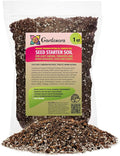 GARDENERA Organic Premium Potting All Purpose Soil - Seed Starter Soil for Leafy Greens, Tomatoes and Other Seedlings, Seeds and Starts - (1 Quart Bag)