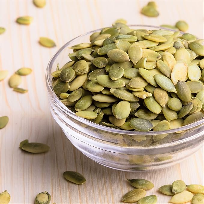 Pumpkin Seeds Pepitas Roasted Unsalted - 32 oz - 2 Pound | Healthy Snack | Vegan, Keto Diet Friendly | Hand-Picked | Kosher Certified | Pumpkin Seed | Jaybee's Nuts