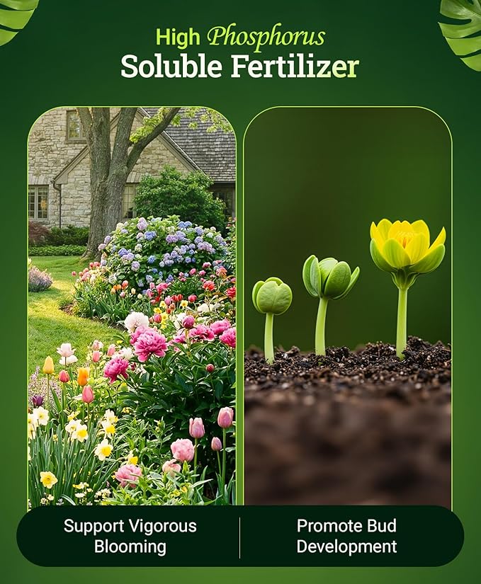 FoxFarm Open Sesame Water Soluble Fertilizer for Early Stage Flowering - Easy to Mix, High Phosphorus Fertilizer 5-45-19 Formula - Supports Bud Development, Ideal for Hydroponic & Soil Gardening -1 lb