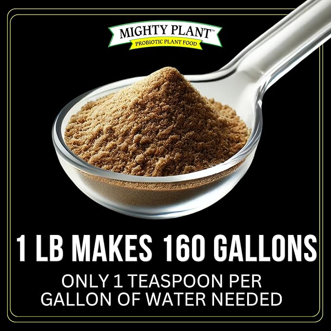 Organic Instant Compost Tea (1 lb) – Probiotic Plant Food Bloom Booster & Yield Booster for Hydroponics & All Gardening Types | Microbial Formula Converts Amino Acids for Enhanced Growth (1, Pounds)