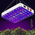 LED Grow Lights for Seed Starting Vegetables Bloom, UV-IR Included Hanging Full Spectrum Grow Lights for Indoor Hydroponic Plants Greenhouse Growing Lamps Veg Bloom Daul Mode