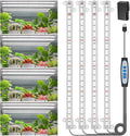 Wiaxulay Grow Lights for Indoor Plants, Full Spectrum 6000K Plant Light for Indoor Plants, LED Grow Light Strips with Auto Timer 6/12/16Hrs, 5 Dimmable Levels, 3 Switch Modes for Hydroponics Seedling