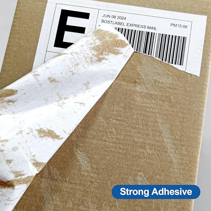 Bostlabel 8.5"x5.5" Half Sheet Shipping Labels for Laser & Inkjet Printers, 500 Sheets 1000 Pcs Half Page Labels, Self Adhesive Mailing Address Stickers