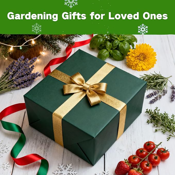USDA Zone 8 Heirloom Seed Bank, 30,000+ Non-GMO 32 Varieties of Seeds for Planting Vegetables, Survival Seed Kit for Raised Garden Bed, Greenhouse, Gardening Gifts for Women Men