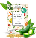 Woods Creek Seeds: Jalapeño Early Hot Pepper Seeds for Planting - Heirloom Non-GMO Jalapeno Seeds for Planting - Beginner Friendly Jalapeno Pepper Seed Pack for Indoor, Outdoor & Home Garden