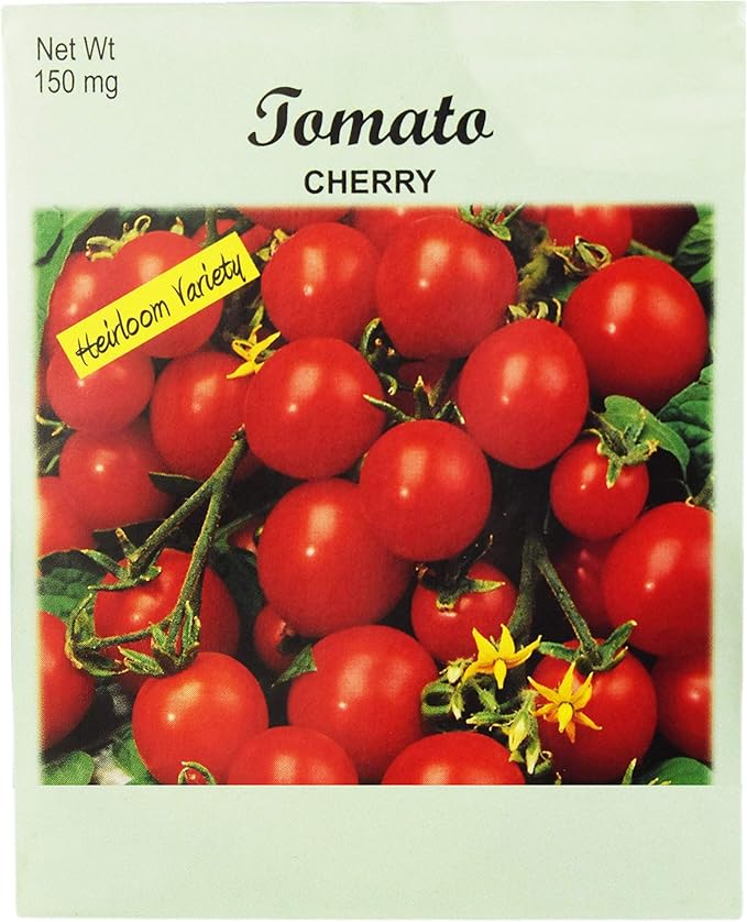 Set of 50 Cherry Tomato Vegetable Seed Packs - 100% GMO Free - Heirloom - Black Duck Brand (50, Tomato- Cherry)
