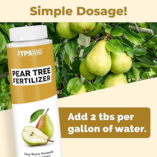 Pear Tree Fertilizer – Liquid Plant Food for More Fruit, Better Flowering & Stronger Root Development, 8 oz