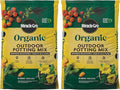 Miracle-Gro Organic Outdoor Potting Mix - Plant Soil for Outdoor Container Plants, Contains Quick-Release Natural Fertilizer, OMRI Listed, 16 qt. (2-Pack)