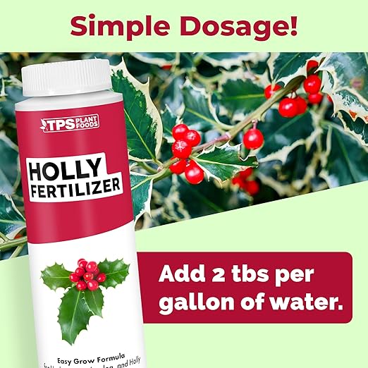 Holly Fertilizer – Liquid Plant Food for Deep Green Leaves, Dense Growth & Strong Roots, 8 oz