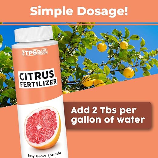 Citrus Fertilizer – Liquid Plant Food for Better Flowering, More Fruit & Stronger Trees, 8 oz